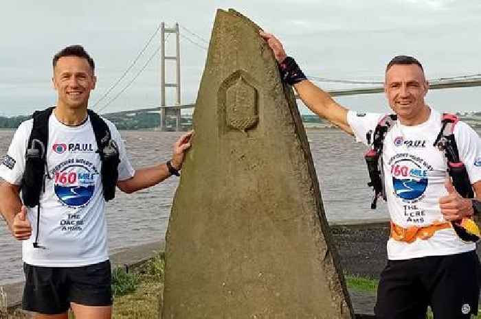 ‘Shattered, aching and emotional’ – Duo succeed in running Yorkshire Wolds Way, there and back, for Hull charity