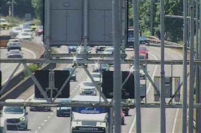 M5 was blocked after crash near Bristol