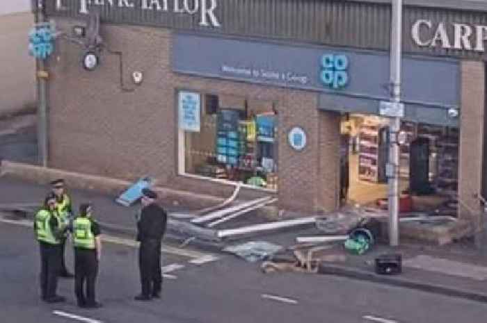 Cash machine ripped out the wall in robbery at Scots Co-Op as police launch probe