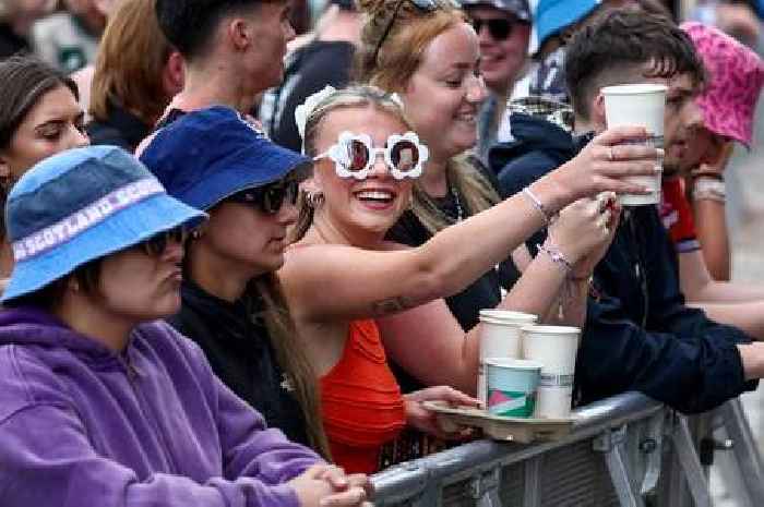 TRNSMT release site food map with dozens of vendors including pizza, burgers, chips and more