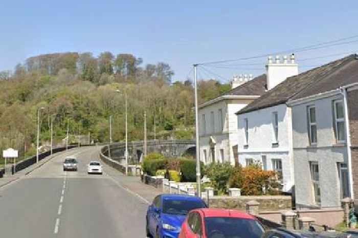 Armed police and drones deployed to Welsh town as road closed for several hours and man arrested