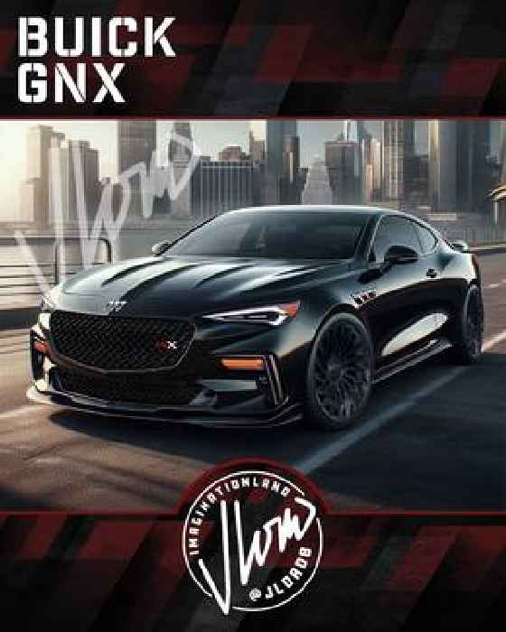 Reborn Buick Grand National GNX Seems Like a Fine CGI Rival for Ford's Mustang Dark Horse 