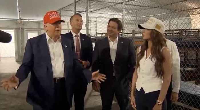 ‘That Son of a B*tch’: Trump Points to New Cages In Florida For Migrants And Says ‘Biden Wanted Me In Here’