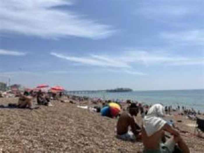 Temperatures stay in the mid 30s in Sussex