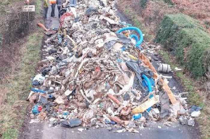Darren Sheen, 39, in court accused over 27-tonne Lichfield flytipping mountain