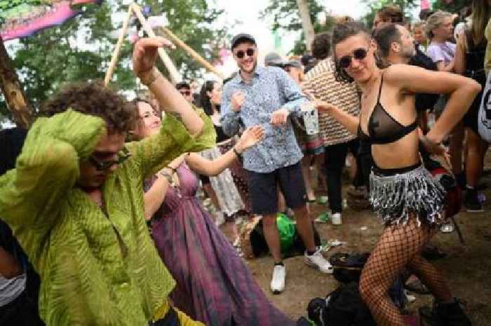 A weekend at Glastonbury Festival is a real way to lose weight
