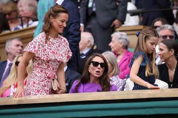 Kate Middleton's awkward moment with sister Pippa at Wimbledon caught on camera