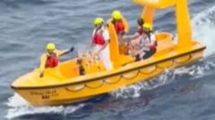 Watch: Father and daughter rescued after fall from Disney cruise ship