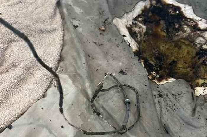 Phone charger 'blew up and set bed on fire' seconds after Scot plugged it in