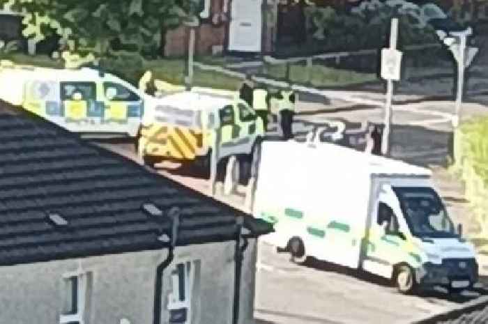 Scot cops attend 'unexplained' death as officers lock down Glasgow street