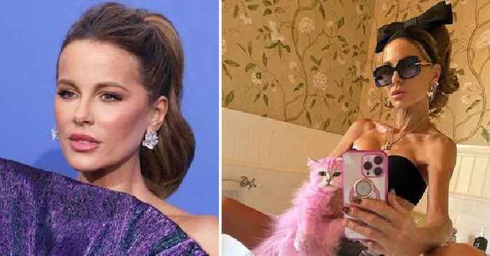 'Cruel and Unnecessary': Kate Beckinsale Sparks Controversy by Dyeing Her Cat's Fur Pink — See Photos