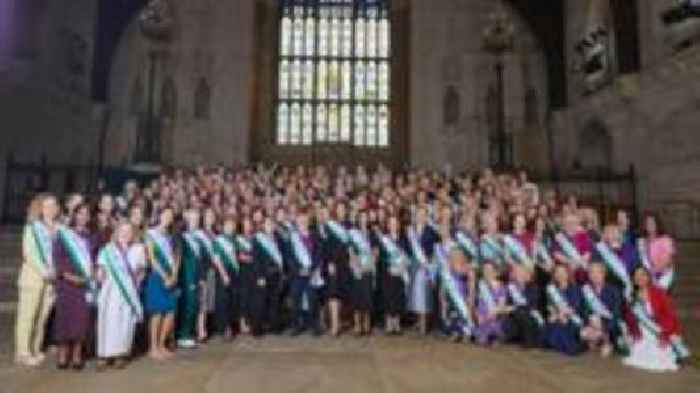 Welsh group make suffragette sashes for every woman MP
