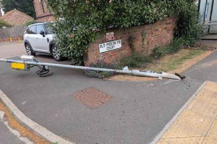 Speed camera knocked down in 'deliberate attack' just hours before it was set to go live