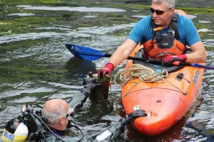Series of strange things pulled from bottom of Essex river
