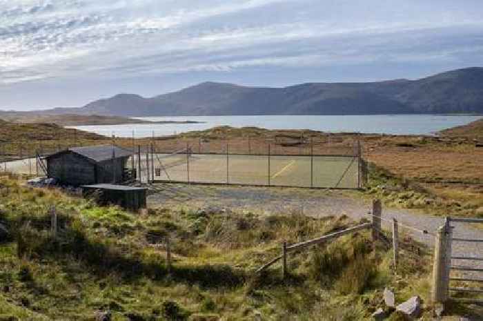 Scotland’s most remote tennis court on picturesque isle rivals Wimbledon