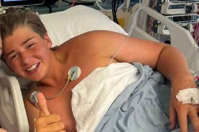 Boy, 15, collapsed with heatstroke running in woods but app saved him