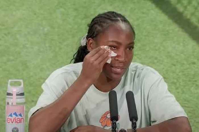 Tearful Coco Gauff shows true colours after being removed from Centre Court at Wimbledon