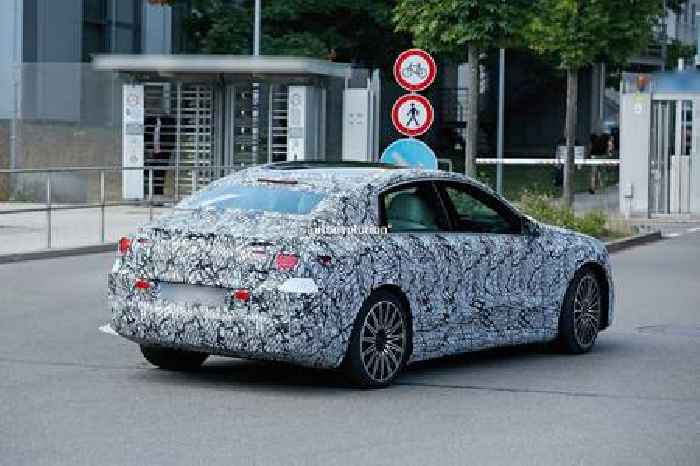 2027 Mercedes-Benz C-Class With EQ Technology Shows Production Taillights With Star Motif
