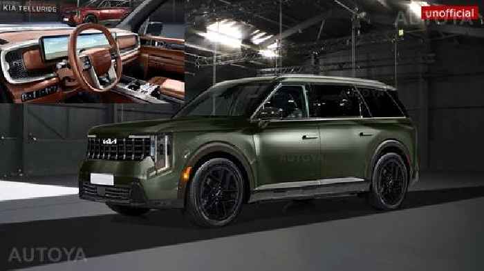 All-New 2026 Kia Telluride Gets Rendered Inside and Outside Based on the Latest Spy Photos