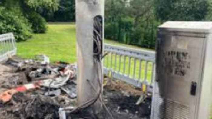 Man arrested for arson of 5G masts in west Belfast