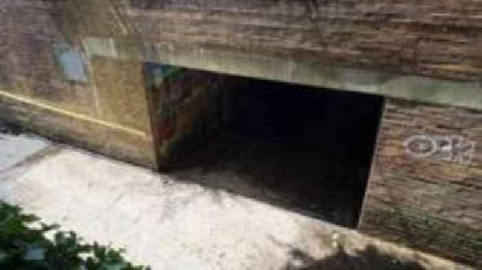 Spring found in flooded subway