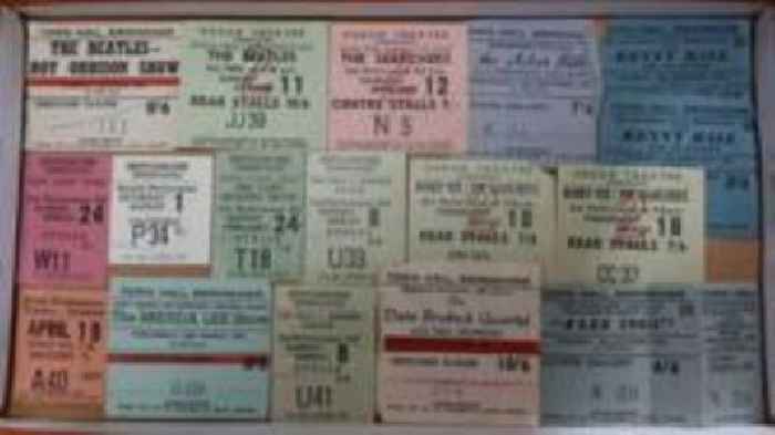 The Beatles' 1960s ticket stubs to be auctioned