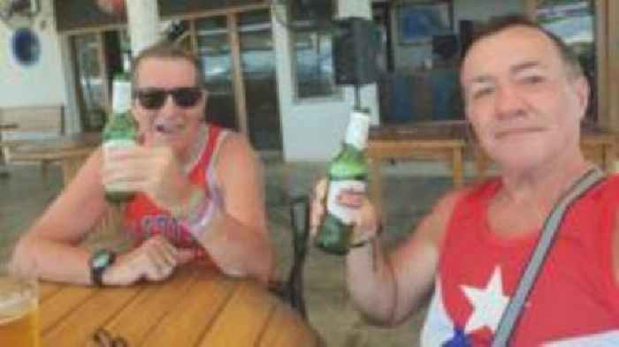 Blood in every room of couple's flat, court told
