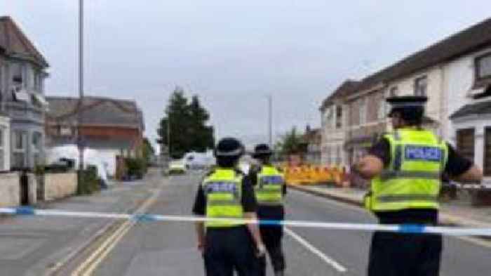 Road closure as murder investigation continues