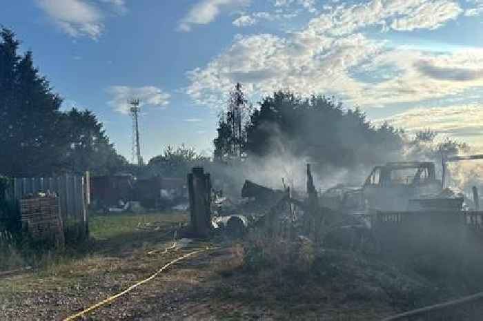 Worksop fire live updates as 'multiple buildings and trees' ablaze