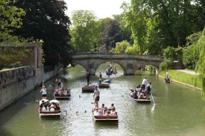 Nine counties in England to escape 36C heatwave arriving from next week