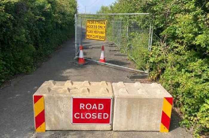 Over 1,000 people object to permanent closure of key Somerset coastal road