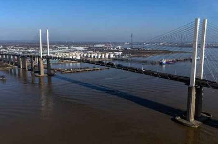 Man dies after being pulled from Thames near Dartford Crossing