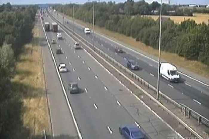 Crash on A1 motorway causes long delays