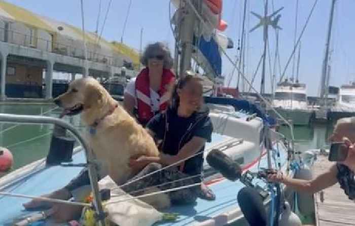 Jazz Turner returns from record solo sail around British Isles