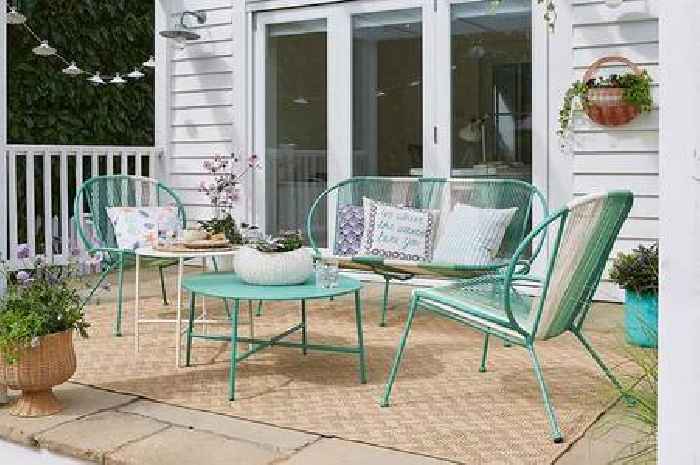 Dunelm cuts over £100 off 'beachy' garden bistro set that is 'easy to assemble'
