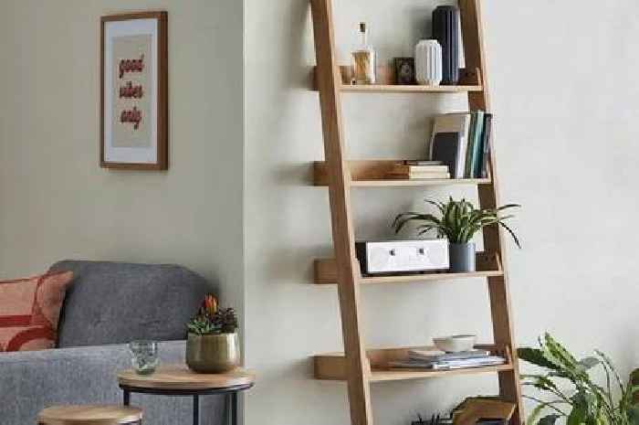 Dunelm slashes 50% off 'easy to assemble' ladder bookcase that fits 'perfectly' in small spaces
