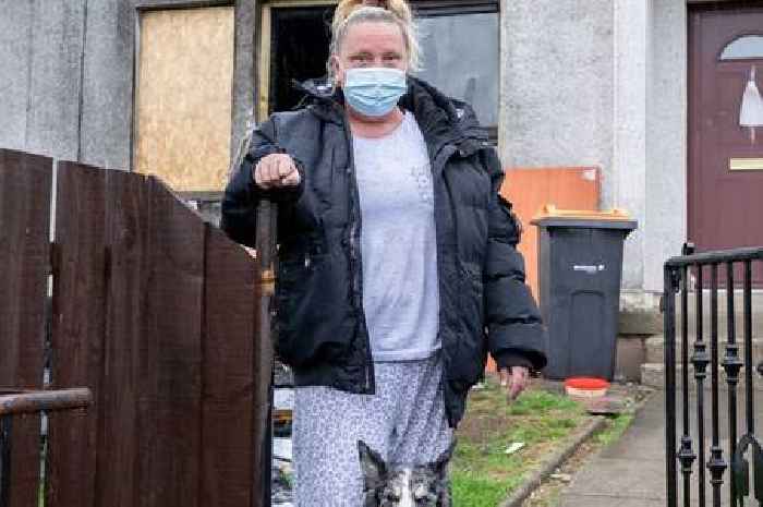 Family dog saves disabled mum's life after fire rips through home