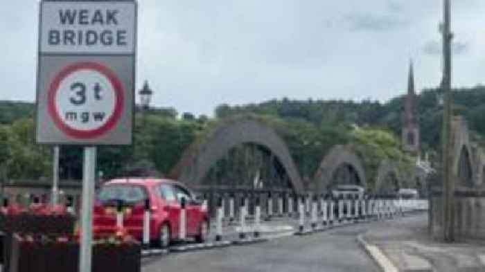 Bridge reopens in town split in two by closure