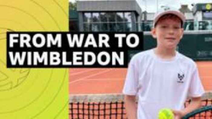 One boy's journey from war in Ukraine to Wimbledon