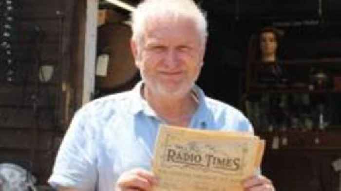 Century-old Radio Times hidden inside church stool