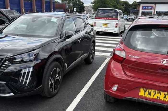 'Danger' crossing in Exeter retail car park stuns visitors