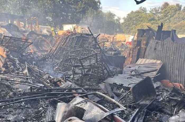 Worksop fire photos show 'devastating damage' of blaze that destroyed buildings on newbuild estate