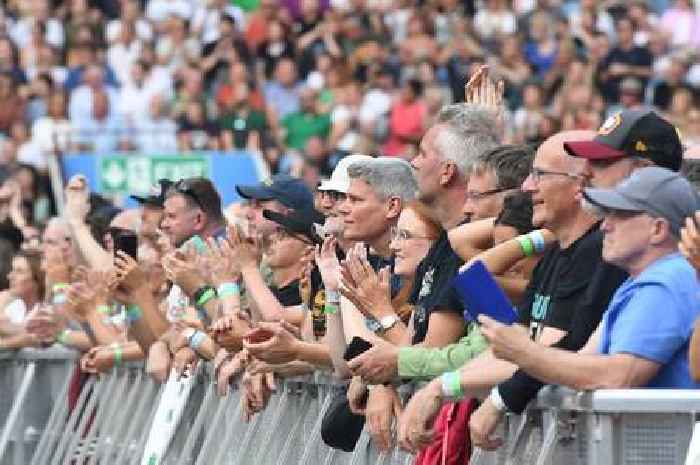 The rules on taking seats and stools into the Black Sabbath gig at Villa Park