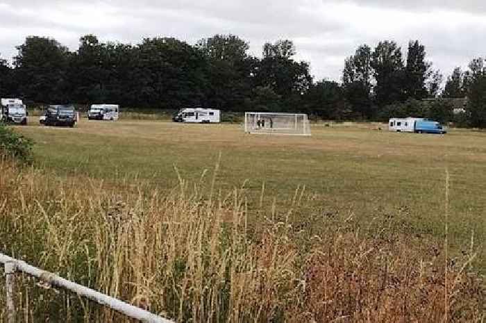 Stormzy's Croydon football club targeted by illegal encampment as fly-tipping now filling up site