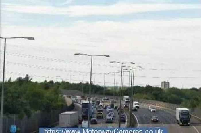 Live M25 updates as two-car crash causes 3 miles of queues