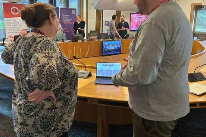 Technology community event hosted at Scottish Parliament by Lanarkshire MSP