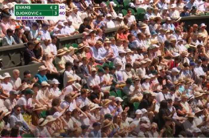 Gary Lineker and Anthony Joshua among famous faces in Royal Box at Wimbledon