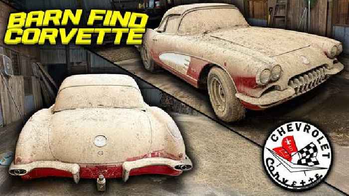 50-Year-Owned 1959 Corvette Stored in Hen House Gets Cleaned; Gamecock Did a Number on It
