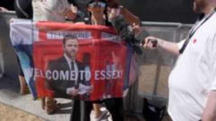 Justin Timberlake fans travel from US to Essex for concert