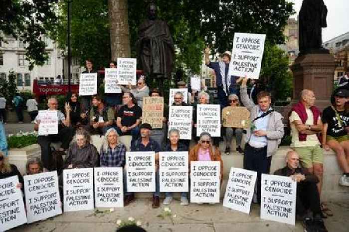 Police make arrests after protest supporting banned Palestine Action